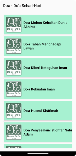 Doa - Doa Sehari - Hari Muslim Screenshot 0