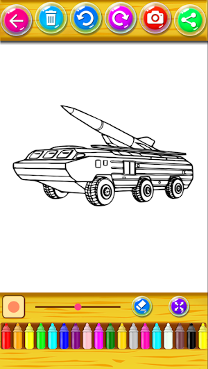 Tank Coloring Pages Screenshot 2
