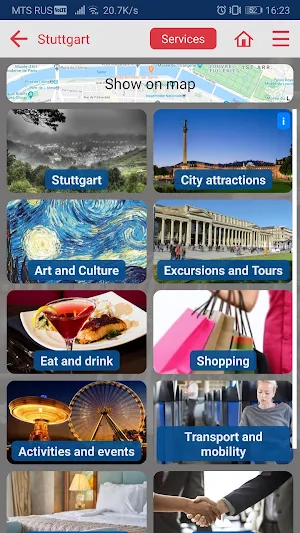 Stuttgart city guide Screenshot 1