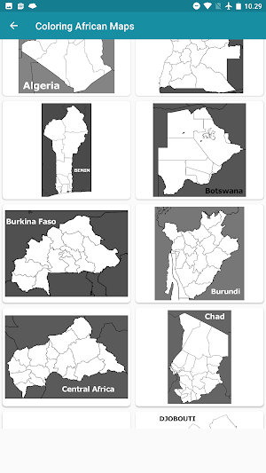Africa: Coloring Map Screenshot 0