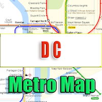 Washington DC Metro Map Offline