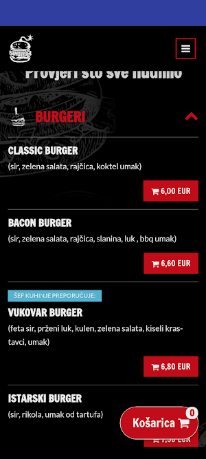 Bamburger Vukovar Screenshot 0