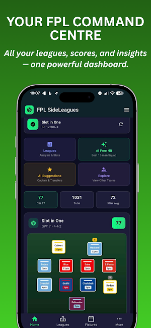 Fantasy Football SideLeagues Screenshot 0