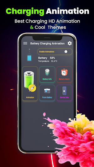 Battery Charging Animation Screenshot 0