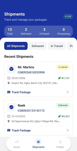 Cargorun 9ja Screenshot 3