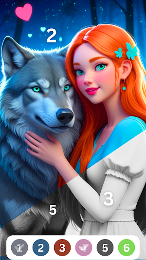Paint by Number: Coloring Game Screenshot 2