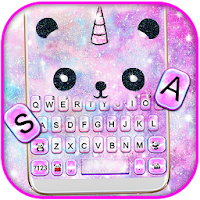 Galaxy Panda Unicorn Keyboard Theme