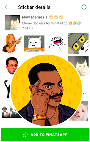Meme Stickers for WhatsApp Screenshot 2