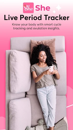 She Ovulation & Period Tracker Screenshot 0