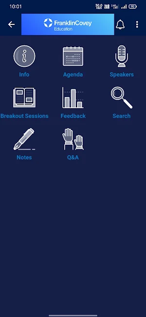 FranklinCovey Education Events Screenshot 1