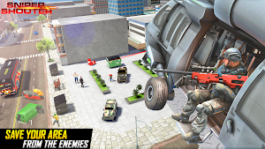 Sniper 3D- Hostage Rescue Game Screenshot 1