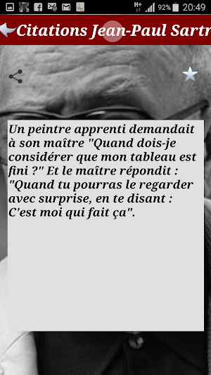 Citation De Jean-Paul Sartre Screenshot 2