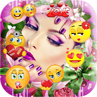 Flower Photo Frame with Love &