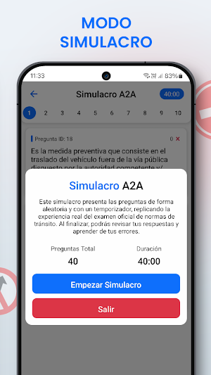Examen - Simulacro MTC Peru Screenshot 2