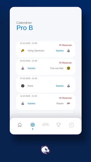 Nantes Basket Hermine Screenshot 1