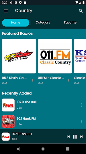 Radio country music Screenshot 0