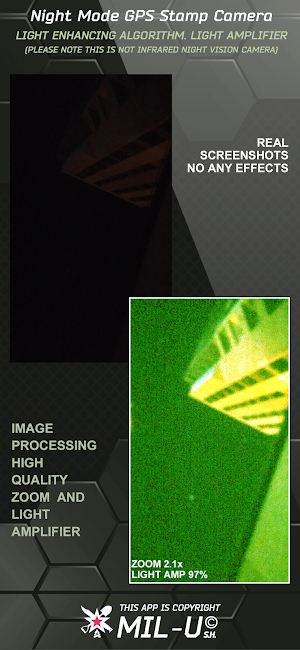 Night Mode GPS Stamp Camera Screenshot 2
