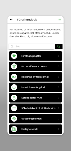 Hedströms Åkeri AB Screenshot 2