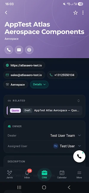 ENCY CRM Screenshot 2
