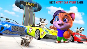 Kitty Car Stunts - Car Games Screenshot 0