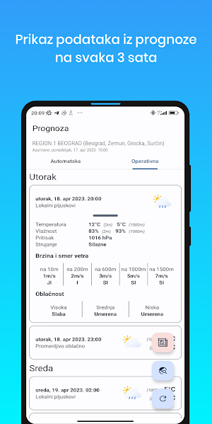 Golubarska Prognoza Screenshot 1