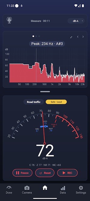 dB Logger: Sound Level Meter Screenshot 0