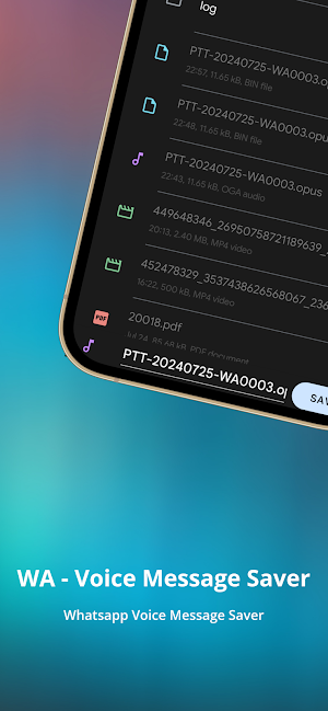 Voice Message Saver Screenshot 2