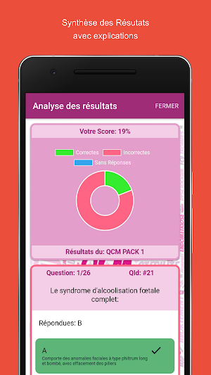QCM Gynécologie Screenshot 3