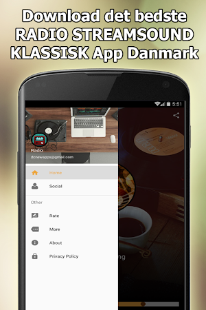 Radio STREAMSOUND KLASSISK Online Gratis Danmark Screenshot 2