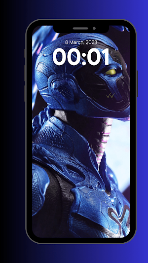 Blue Beetle Wallpaper 4K HD Screenshot 1