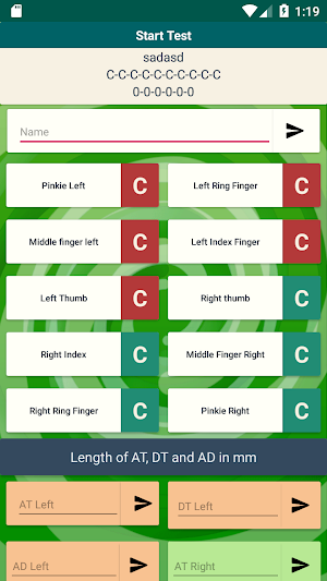 Fingerprint Talent Analysis Screenshot 2