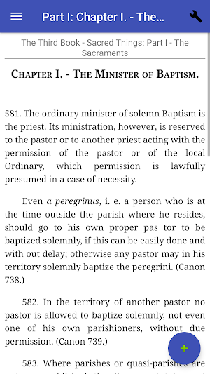 The New Canon Law: a commentary and summary(Trial) Screenshot 0