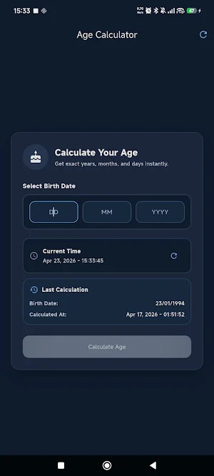 Age Calculator Screenshot 1