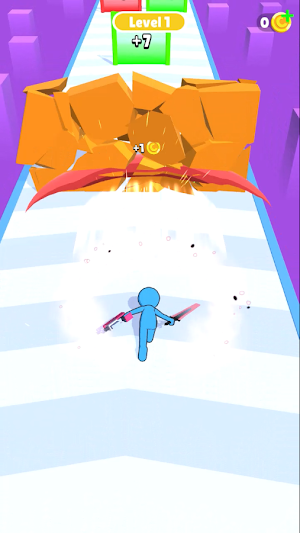 Blade Gun Run Screenshot 1