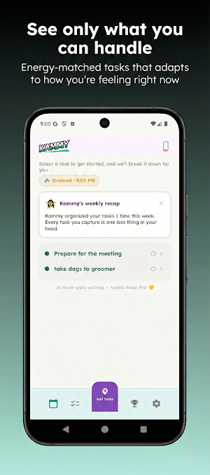 KammyTask: Energy-Based Tasks Screenshot 0