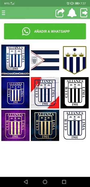 Stickers de Alianza Lima Screenshot 0