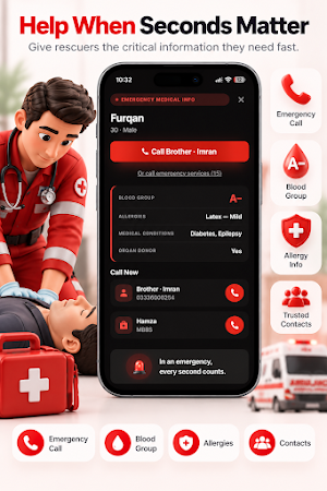 Medical ID & Emergency Contact Screenshot 0