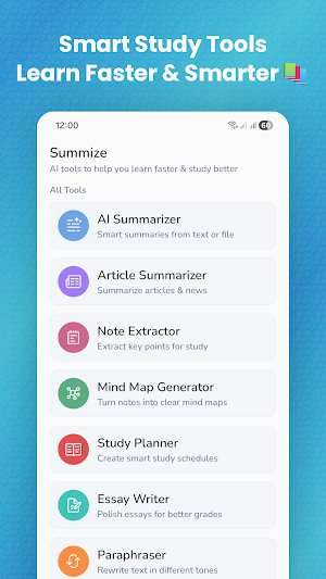 Summize: AI Study & Summarizer Screenshot 0