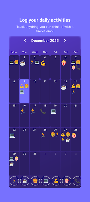 Mojical - The Emoji Calendar Screenshot 0