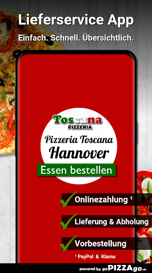 Pizzeria Toscana Hannover Screenshot 0