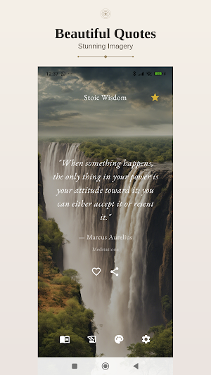 Stoic Widget: Quotes & Wisdom Screenshot 1