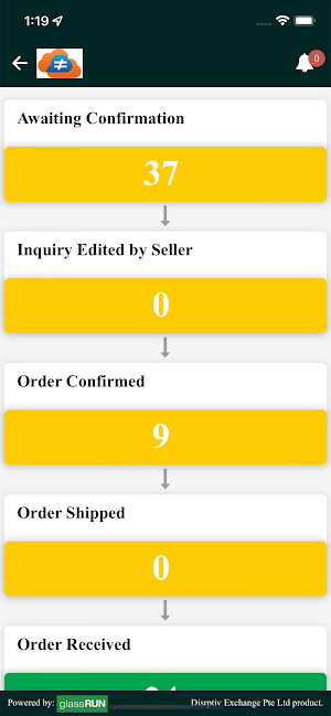 glassRUN Showcase Customer App Screenshot 0