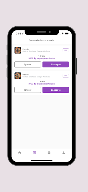 CongoFood Livreur Screenshot 1