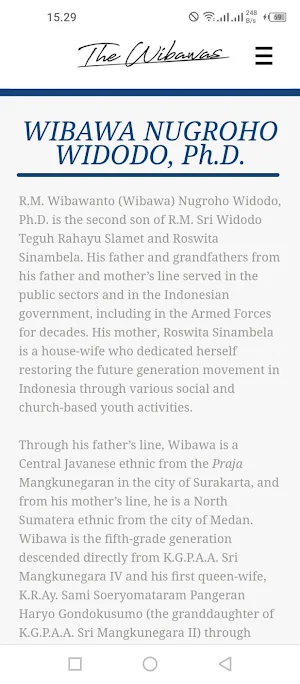 Wibawanto Nugroho Screenshot 2