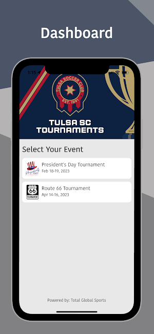 Tulsa SC Tournaments Screenshot 2