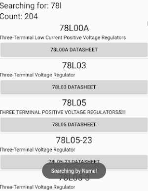 Electronic Parts Offline DB Screenshot 2