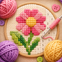 WoolStitch: color by number