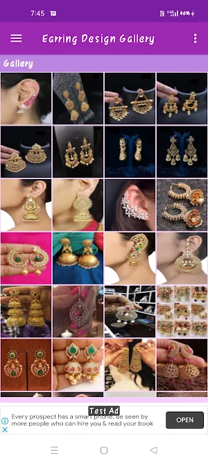 Earring Design Gallery Screenshot 1