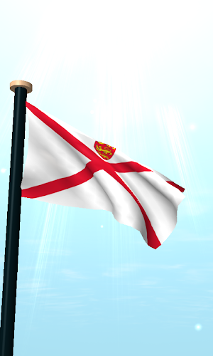 Jersey Flag 3D Live Wallpaper Screenshot 1