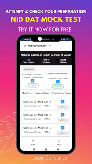 Design Test Series Screenshot 2